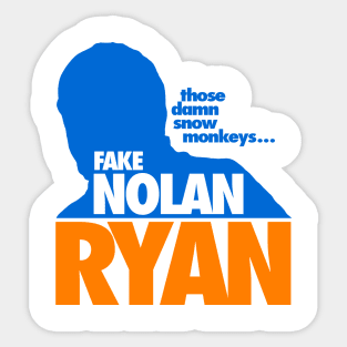 Fake Nolan Ryan Sticker